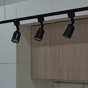 Трековый светильник Volpe ULB-Q292 UL-00006780 цвет плафона/подвески Черный, цвет арматуры Черный-5