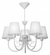 Люстра Vitaluce V3326 V3325/5 цвет плафона/подвески Белый, цвет арматуры Белый