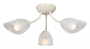 Люстра Vitaluce V3184 V3405/3PL цвет плафона/подвески Белый, цвет арматуры Бежевый