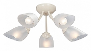 Люстра Vitaluce V3405/5PL цвет плафона/подвески Белый, цвет арматуры Бежевый