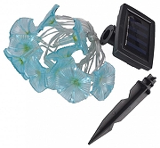 Гирлянда на солнечных батареях Uniel USL-S UL-00009375 цвет плафона/подвески Голубой, цвет арматуры Черный