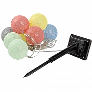 Гирлянда на солнечных батареях Uniel USL-S UL-00010436 цвет плафона/подвески Разноцветный, цвет арматуры Черный