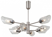 Люстра на штанге Moderli Avery V10809-8P цвет плафона/подвески Прозрачный, цвет арматуры Хром