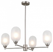 Люстра на штанге Moderli Gracy V10849-4P цвет плафона/подвески Прозрачный, цвет арматуры Хром
