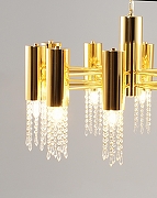 Люстра Moderli Klimand V10010-10P цвет плафона/подвески Золото, цвет арматуры Золото-5