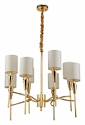Люстра Moderli Luiza V10030-8P цвет плафона/подвески Бежевый, Белый, цвет арматуры Золото-1
