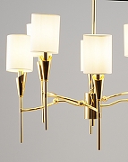 Люстра Moderli Luiza V10030-8P цвет плафона/подвески Бежевый, Белый, цвет арматуры Золото-6