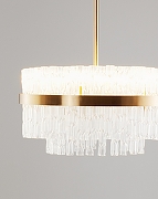 Люстра на штанге Moderli Crumbly V10260-PL цвет плафона/подвески Прозрачный, цвет арматуры Латунь-4