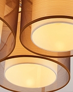 Люстра Moderli Room V10623-3C цвет плафона/подвески Коричневый, цвет арматуры Хром-3