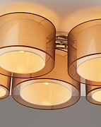 Люстра Moderli Room V10624-5C цвет плафона/подвески Коричневый, цвет арматуры Хром-4