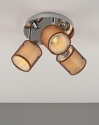 Люстра Moderli Room V10627-3C цвет плафона/подвески Коричневый, цвет арматуры Хром-2