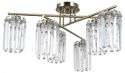 Люстра Moderli Everly V10751-6C цвет плафона/подвески Прозрачный, цвет арматуры Золото