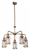Люстра Vitaluce V4827 V4827-7/5 цвет плафона/подвески Прозрачный, цвет арматуры Медь-1