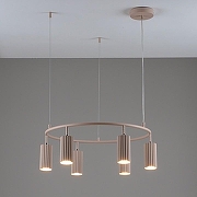 Люстра Moderli Cora V11068-6P цвет плафона/подвески Розовый, цвет арматуры Розовый-2