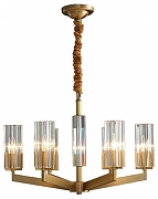 Люстра Moderli Brass V11074-6P цвет плафона/подвески Прозрачный, цвет арматуры Латунь-1