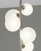 Люстра на штанге Moderli Renny V11466-5P цвет плафона/подвески Белый, цвет арматуры Хром-4