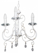 Люстра Vitaluce V1301 V1301/3 цвет плафона/подвески Прозрачный, цвет арматуры Белый