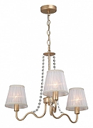 Люстра Vitaluce V1848 V1848-8/3 цвет плафона/подвески Белый, Прозрачный, цвет арматуры Золото-3