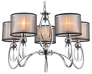 Люстра Moderli Dark V2585-5P цвет плафона/подвески Прозрачный, Хром, цвет арматуры Хром