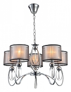 Люстра Moderli Dark V2585-5P цвет плафона/подвески Прозрачный, Хром, цвет арматуры Хром-1
