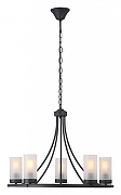 Люстра Vitaluce V1861 V1861-1/5 цвет плафона/подвески Белый, цвет арматуры Черный-2