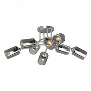 Люстра Vitaluce V2047 V2047-9/8PL цвет плафона/подвески Светло-серый, цвет арматуры Хром-1