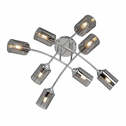 Люстра Vitaluce V2047 V2047-9/8PL цвет плафона/подвески Светло-серый, цвет арматуры Хром-2