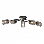 Люстра Vitaluce V2048 V2048-1/5PL цвет плафона/подвески Светло-серый, цвет арматуры Черный-2