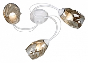 Люстра Vitaluce V4927-0/3PL цвет плафона/подвески Коньячный, цвет арматуры Белый