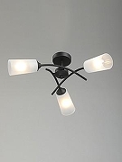 Люстра на штанге Vitaluce V2850 V2850-1/3PL цвет плафона/подвески Белый, цвет арматуры Черный-4