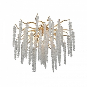 Люстра Vitaluce V2855 V2855-8/7PL цвет плафона/подвески Прозрачный, цвет арматуры Золото-1