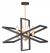 Люстра на штанге Vitaluce V3004 V3004-1/4PL цвет плафона/подвески Черный, цвет арматуры Черный