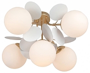 Люстра Vitaluce V3038 V3038-8/5PL цвет плафона/подвески Белый, цвет арматуры Золото-2