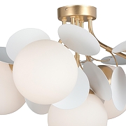 Люстра Vitaluce V3038 V3038-8/5PL цвет плафона/подвески Белый, цвет арматуры Золото-4