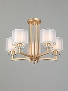 Люстра на штанге Vitaluce V3069 V3069-8/5PL цвет плафона/подвески Белый, цвет арматуры Золото-1