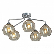 Люстра Vitaluce V3096 V3096-9/5PL цвет плафона/подвески Прозрачный, цвет арматуры Хром-2