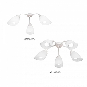 Люстра Vitaluce V31950 V31950/5PL цвет плафона/подвески Белый, цвет арматуры Белый-1