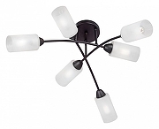 Люстра Vitaluce V4188 V4188-1/6PL цвет плафона/подвески Белый, цвет арматуры Черный