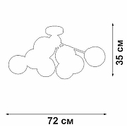 Люстра на штанге Vitaluce V3772 V3772-8/8PL цвет плафона/подвески Прозрачный, цвет арматуры Золото-3