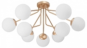 Люстра Vitaluce V42870 V42870-8/9PL цвет плафона/подвески Белый, цвет арматуры Золото