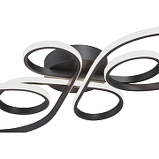 Люстра Vitaluce V3775 V3775-1/2PL цвет плафона/подвески Белый, Черный, цвет арматуры Черный-3