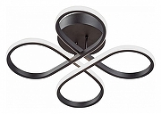 Люстра Vitaluce V3778 V3778-1/4PL цвет плафона/подвески Белый, Черный, цвет арматуры Черный