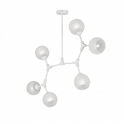 Люстра на штанге Vitaluce V3790 V3790-0/6PL цвет плафона/подвески Белый, цвет арматуры Белый-1