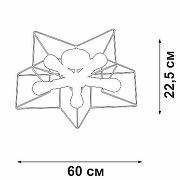 Люстра на штанге Vitaluce V3795 V3795-0/5PL цвет плафона/подвески Белый, цвет арматуры Белый-1
