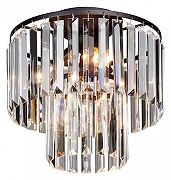 Люстра Vitaluce V5151 V5151-1/4PL цвет плафона/подвески Прозрачный, цвет арматуры Черный