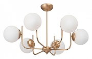 Люстра на штанге Vitaluce V39570 V39570-8/6PL цвет плафона/подвески Белый, цвет арматуры Золото