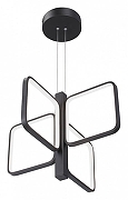 Люстра Vitaluce V3968 V3968-1/4S цвет плафона/подвески Белый, Черный, цвет арматуры Черный-1