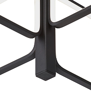 Люстра Vitaluce V3968 V3968-1/4S цвет плафона/подвески Белый, Черный, цвет арматуры Черный-4