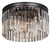 Люстра Vitaluce V5180 V5180-1/6PL цвет плафона/подвески Прозрачный, цвет арматуры Черный