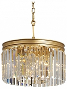 Люстра Vitaluce V5180-8/6 цвет плафона/подвески Прозрачный, цвет арматуры Золото